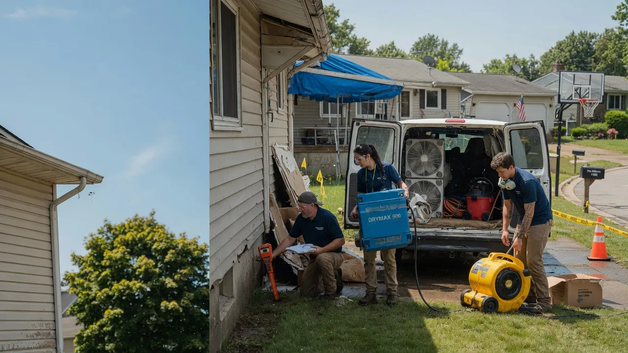 Ceiling Leak Cleanup in West Alexander, PA near me